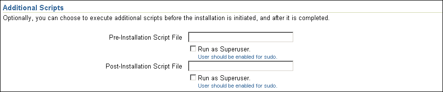 Shared Agent - Additional Scripts section.