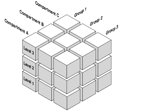 data categorization with levels compartments and groups